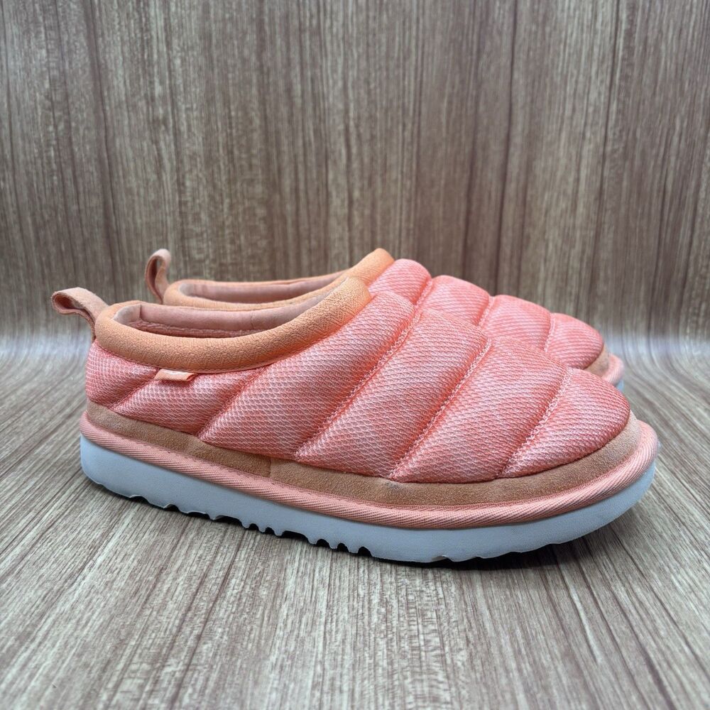 UGG TASMAN LTA SWEET PEACH QUILTED SHEARLING COMFORT Kids 5/Equivalent Women’s 6